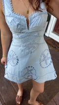 Paradise Detailed Mini Dress