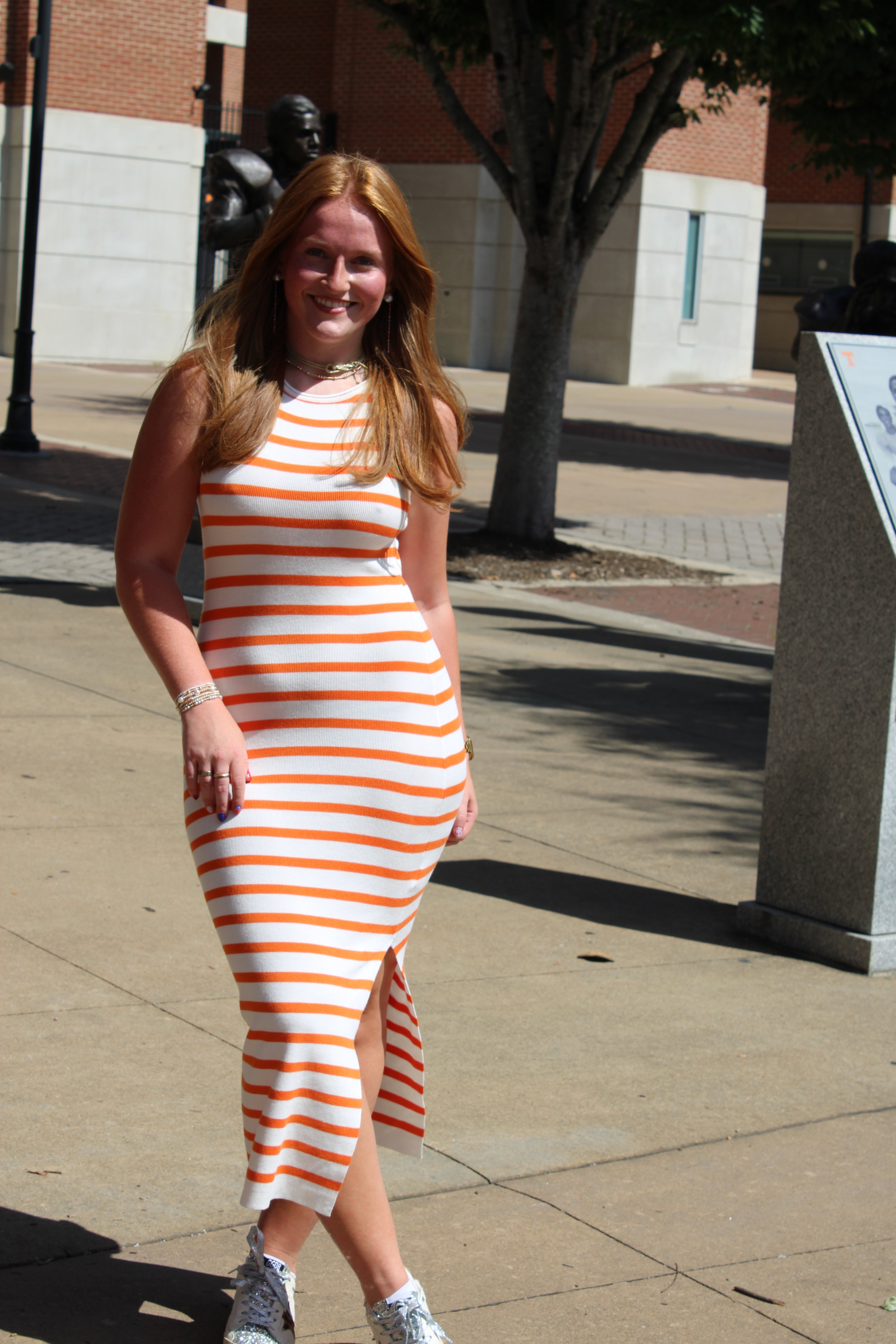 Sarah Striped Maxi Dress