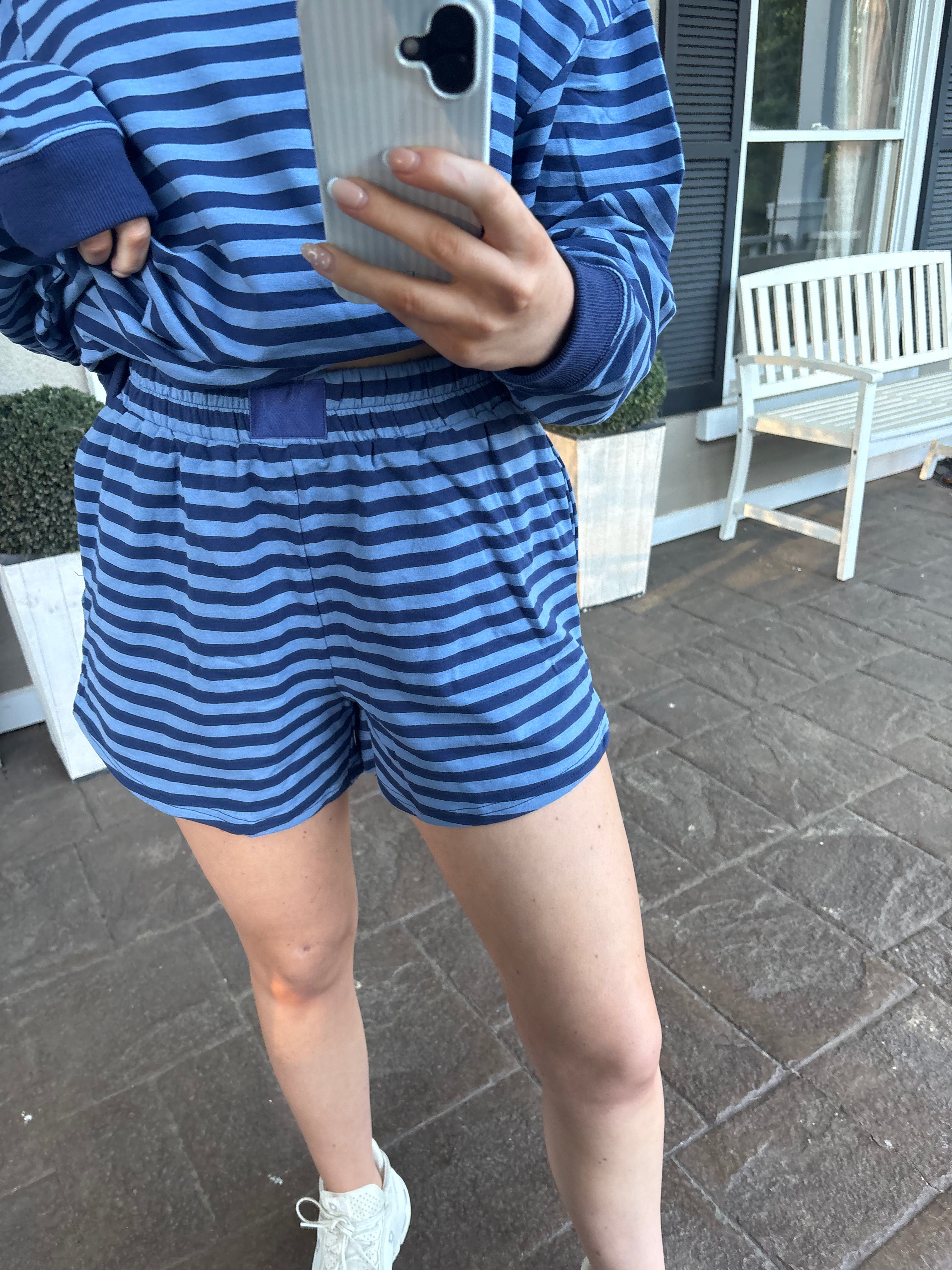 Blue Stripe Comfy Set