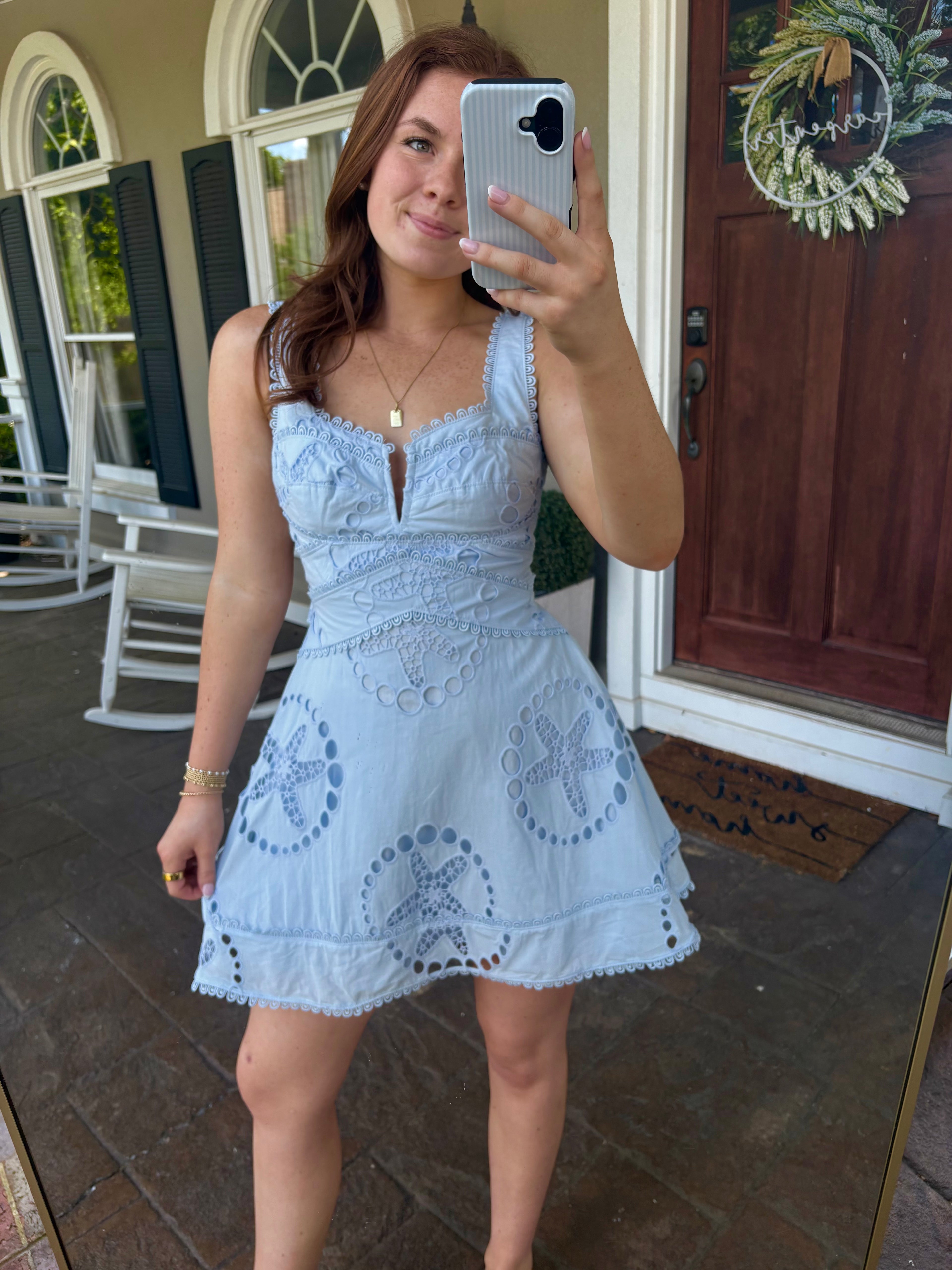 Paradise Detailed Mini Dress