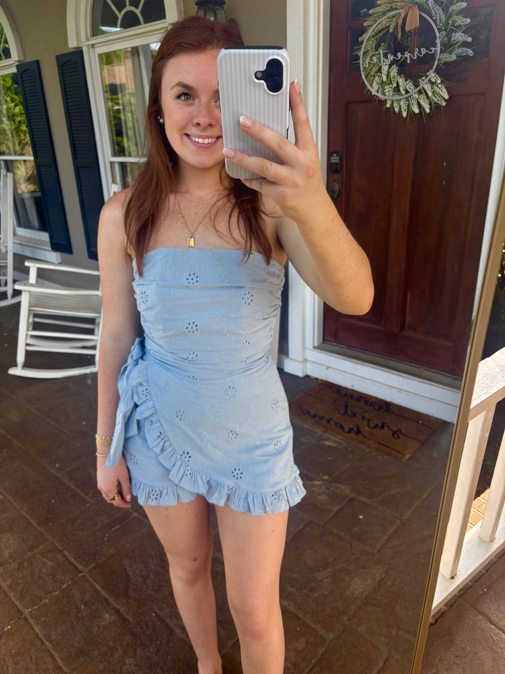 Amelia Eyelet Romper
